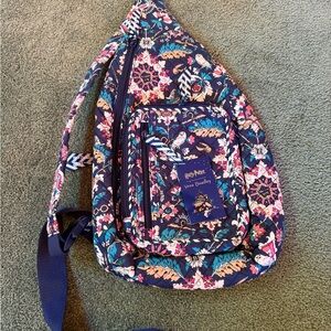Vera Bradley Harry Potter Sling Backpack - Blue and Pink